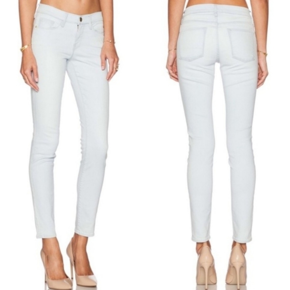 Frame Denim Le Skinny De Jeanne Doheny Light Wash Jeans size 27